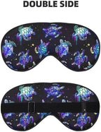Sea Turtle Sleep Mask Breathable Soft Eye Mask for Sleep for Women Men Lightweight Eye Cover for Travel, Night Work, Nap, Office