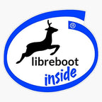 Libreboot Inside (Text) Sticker Vinyl Bumper Sticker 6 Mil Thick - Size 5"