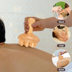 KintKita Wood Therapy Massage Tools, Anti Cellulite Massager Body Scraping Lymphatic Drainage Massager,Trigger Point Wood Therapy Gua Sha Tool for Body Sculpting,Back, Legs, Full Body Use