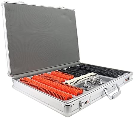 266 Pcs Optical Lens Optical Optometry Rim Case Kit Set Plastic Ring Trial Lens Set Aluminum Case Box Trial Frame