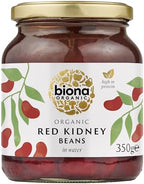 Biona Organic Kidney Beans - in Glass jars 350g - 2 Pack