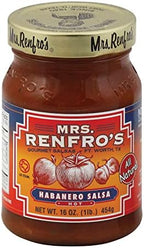 MRS RENFRO SALSA HABANERO, 16 OZ9