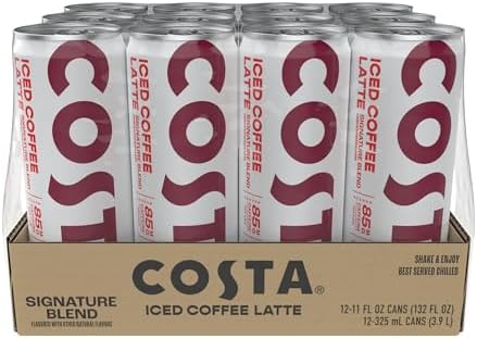 Costa Iced Coffee Latte Signature 11oz, 12pk