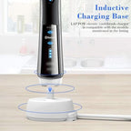 LAP POW Replacement Charger Compatible with Oral B Electric Toothbrush Series 3 4 5 6 Pro 1000/3000/5000, Inductive Charging Base Portable Waterproof Power Cord Environmental ABS, Model XT-3757 White