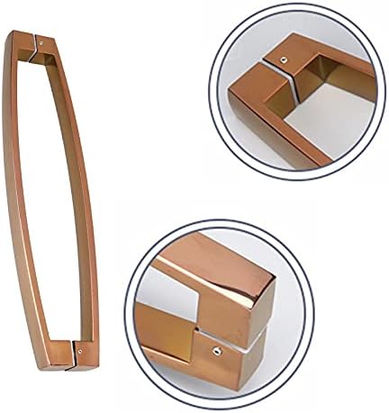 Glass Door and Window Handles Stainless Steel Push and Pull Glass Door Handle,Bathroom Door Handle for Glass Door,for Replace Old or Damaged Door Handles