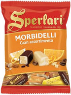 SPERLARI CHOCOLATE - COATED SOFT NOUGAT BITES WITH ALMONDS 4.12oz.(117gr.)