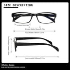 JOSCHOO Computer Reading Glasses for Women and Men 6 Pack Blue Light Blocking Spring Hinge Readers