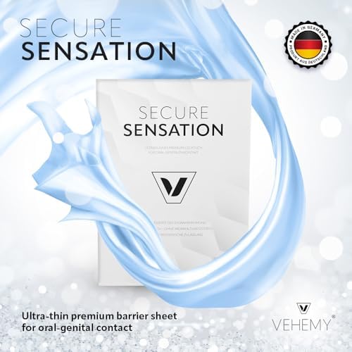 Dental Dams 6-Pack, Latex-Free Oral Dams, Hypoallergenic Oral Barrier, Free of Flavors and Toxic Materials, Lightweight for Optimal Sensation, Designed for Your Safety (6)