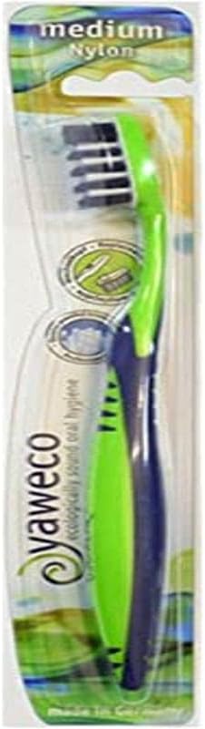 Yaweco Medium Biobased Nylon Toothbrush, 1 EA
