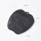 AXLOFO® Shower Foot Scrubber Mat with Non-Slip Suction Cups, Foot Spa Brush for Cleaning & Exfoliating Your Feet No Bend, Foot Massages Mat for Relax Your Feet (black)