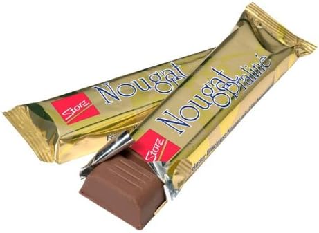 Storz Nougat Bars In Display, 75-Grams (Pack of 8)