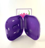 Discreet Pessary Storage case Container with Vented lid and Personal Lubricant Clip