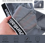 ZONBAILON Mens Sexy Underwear See Through Super Thin Breathable Mesh Boxer Briefs Stretchy M L XL 2XL 3XL