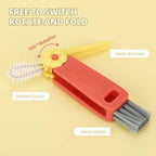 9 Pcs 3 in 1 Cup Lid Cleaning Brush, Multifunctional Bottle Cleaning Brush, Cup Lid Gap Cleaner for Home Kitchen