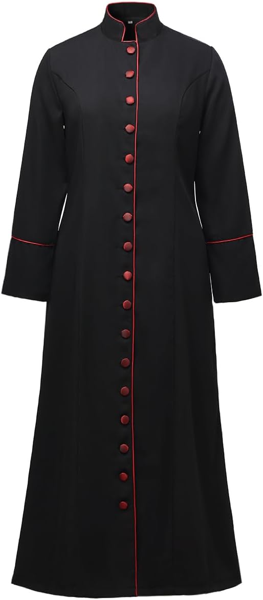 BLESSUME Women Choir Roman Cassock Robe Clergy Pulpit Liturgical Vestment Robe