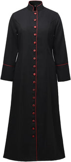 BLESSUME Women Choir Roman Cassock Robe Clergy Pulpit Liturgical Vestment Robe