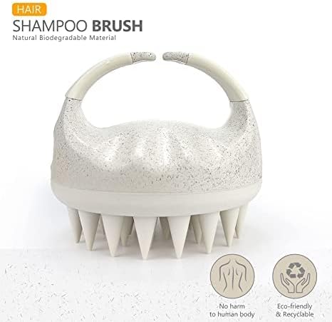 Sndyi 2 Pcs Scalp Massager Shampoo Brush, Scalp Scrubber with Soft Silicone Bristles, Scalp Exfoliator for Dandruff Removal, Scalp Massager for Hair Growth, Wet Dry Hair Brush for Scalp Care