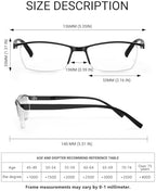 TERAISE Fashion Anti-blue light Reading Glasses Men Women Computer Reader