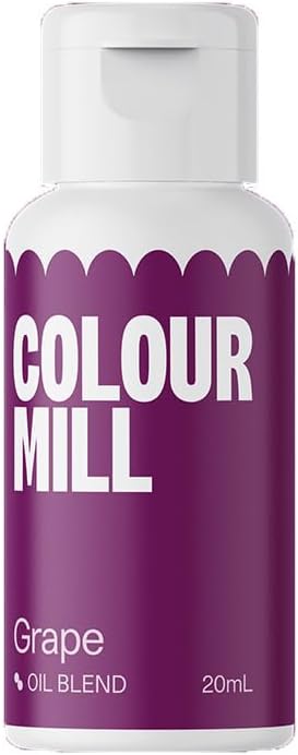 Colour Mill Oil-Based Food Coloring, 20 Milliliters Grape (0.68 Fl Oz)