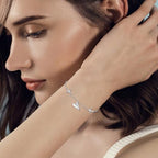 Paper Airplane Bracelet for Women S925 Sterling Silver Adjustable Hypoallergenic Charm Bracelet Anklet Jewelry Graduation Birthday Gifts