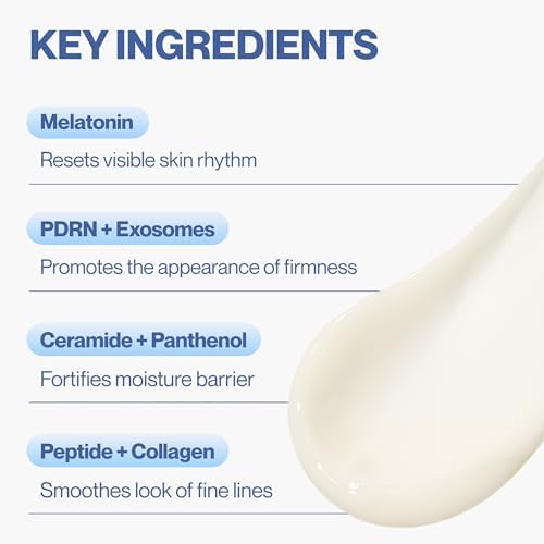 Re-Code Cream - Anti Aging Face Moisturizer for Sensitive Skin with Salmon PDRN, Exosome & Melatonin Cream Korean, 12-Peptide Complex Korean Skin Care Moisturizer for Women (1.35 fl oz)
