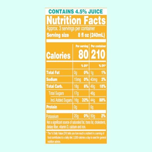 AriZona Whipped Pineapple Orange, Fruit Juice Drink - Big Can, 22 Fl Oz (Pack of 12)
