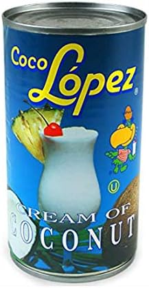Coco Lopez Coconut Cream Tins 425G - Case Of 24 | Real Cream Of Coconut - Pina Colada Cocktail Mixers
