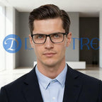 2 Pack Progressive Multifocus Reading Glasses Men Unbreakable TR90 Frame Temple Large Size Readers with Metal Inlays