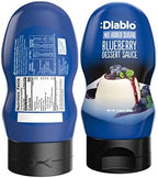 Diablo Blueberry Dessert Sauce | No Added Sugar | Gluten Free | Diabetic Friendly | Hamper Available - Perfect for Gifting | 350g 12.35oz