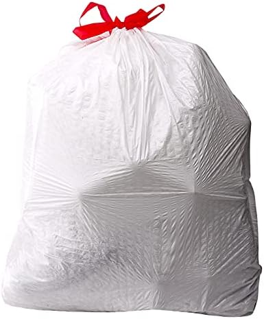 Amazon Basics Flextra Tall Kitchen Drawstring Trash Bags, 13 Gallon, 120 Count
