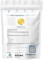 Ultra Omega 3-6-9 3600mg Per Serving, 300 Burpless Softgels | Lemon Flavor – Blend of Fish, Flaxseed, Borage Oils | Bioavailable Source, Non-GMO, No Gluten, Mercury Free