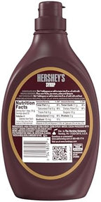 HERSHEY'S SPECIAL DARK Mildly Sweet Chocolate Syrup Bottle, 22 oz