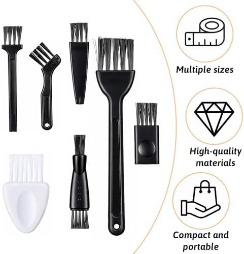 10PCS Electric Razor Brush, Shaver Cleaning Brush, Multifunctional Household Appliance Cleaner Kit for Shaver, Blender, Coffee Maker, Keyboard, Car