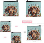 Cute Puppy Sanitary Napkin Storage Bag,Portable Period Bag for Girls Women,Sanitary Napkin Period Pad Pouch Tampon Holder for Purse,Mini Make Up Bags