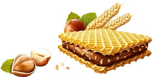 Hanuta 18x44g - Hazelnut slices with crunchy waffles