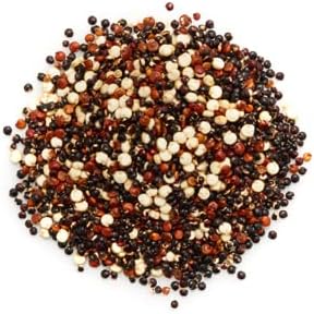 Yupik Organic Tri-Color Quinoa, 2.2 lb (35.2 oz), Non-GMO, Gluten-Free, Kosher, Raw Seeds, White, Red & Black Quinoa, Unsalted, Oil-Free, Source of Fiber & Iron, Ideal Rice & Pasta Replacement