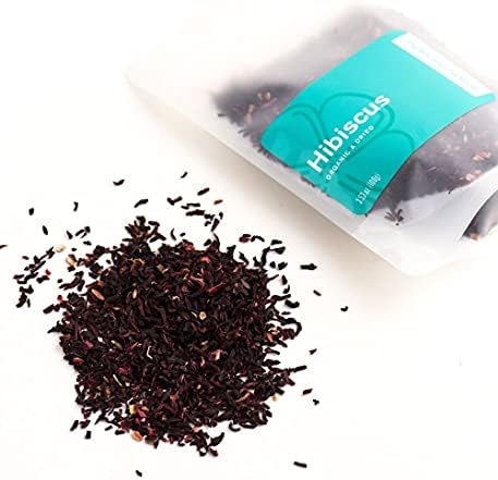 The Kombucha Shop, Organic Dried Hibiscus | Immunine-Boosting | Packed with Vitamin C | Perfect for Kombucha | USDA Organic