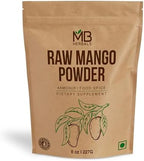 Pure Amchur Powder | MB Herbals Raw Mango Powder 8 oz (1/2 lb) | Traditional Indian Spice for Curries, Chutneys & Marinades | No Additives, Non-GMO