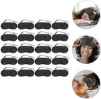 minkissy 20pcs Disposable Eye Masks Comfortable Sleep Masks for Travel Naps Rest Soft Eye Elastic Bands for Deep Sleep Relaxation Individually Packaged OPP Bags