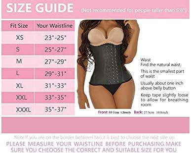 Latex Corset Waist Trainer for Women Fajas Colombianas Tummy Control Body Shaper