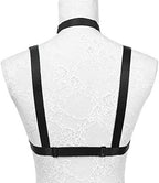 Women Harness Elastic Band Lingerie Cupless Cage Bra Hollow Out Bra