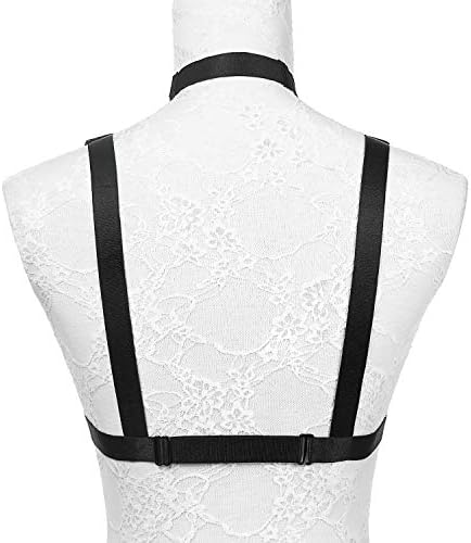 Women Harness Elastic Band Lingerie Cupless Cage Bra Hollow Out Bra