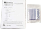 Akro-Mils 29302 Clear Protective Plastic Label Holder and Labels for large AkroBins and 30348, 30358, (25-Pack)
