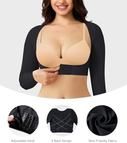 Arm Compression Sleeve Women Upper Arm Shaper Slimming Arm Sleeve