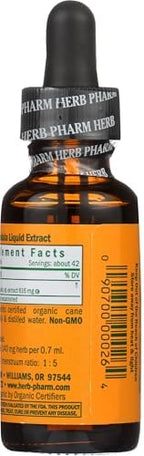 Herb Pharm Certified Organic Calendula Liquid Extract for Minor Pain Support - 1 Ounce