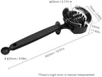 watchget Espresso Coffee Machine Cleaning Brush Espresso Group Head Cleaning Brush Detachable 360°Nylon Bristles Espresso Machine Cleaning Tool V2 58mm