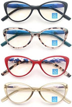 MODFANS Blue Light Reading Glasses for Women 1.5 Ladies Readers Spring Hinges,Anti Glare UV Eyestrain,Computer Eyeglasses Women