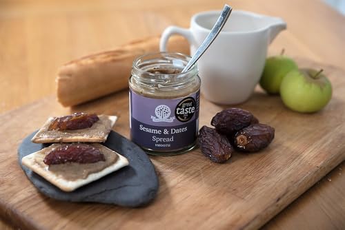 Nutural World - Sesame and Dates spread 6 Oz (170g) Great Taste Award winner