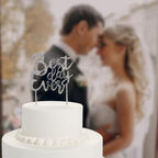 Fun Express Best Day Ever Acrylic Cake Topper - Home Decor - 1 Piece