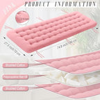 Long Floor Cushion Large Floor Cushion with Brushed Cotton Jumbo Lounger Pillow for Outdoor Indoor Bay Window Meditation Yoga Reading Sleeping(Pink)